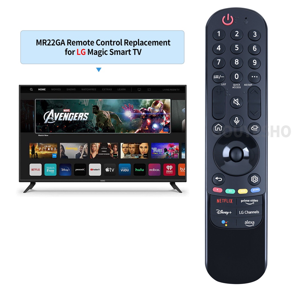 ลูกชาย MR22GA ใหม่76039902 Voice Magic สําหรับรีโมทคอนโทรลทีวี LG 65UQ7590PUB