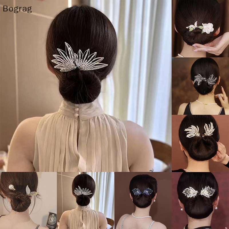 [Bogr] โรลม้วนผมแฟชั่น ทุกวัน หางปลา มุก ขี้เกียจ กิ๊บติดผม เครื่องมือผู้หญิง โบว์ ดอกไม้ วิเศษ อุปกรณ์จัดแต่งทรงผม ของขวัญ COD