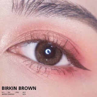 คอนแทคเลนส์(กลาง) Birkin Brown ขนาดกลาง (Kitty Kawaii) ⭐️ลายฮิต ขายดีมาก กรองแสงกันยูวี
