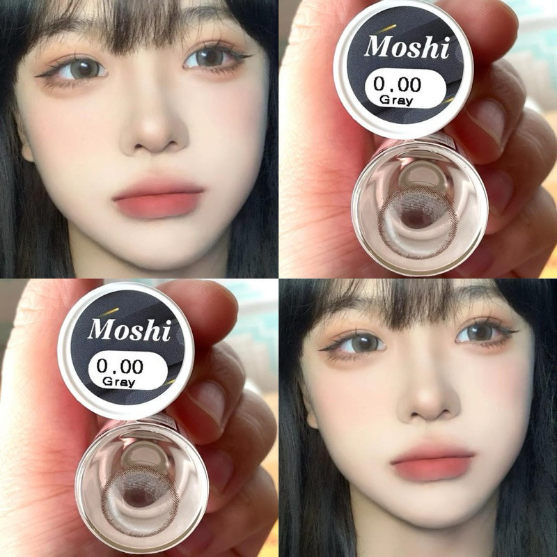 คอนแทคเลนส์ ลาย โมชิ Moshi บิ๊กอาย ฝาขาว Lovely - รูปที่ 2