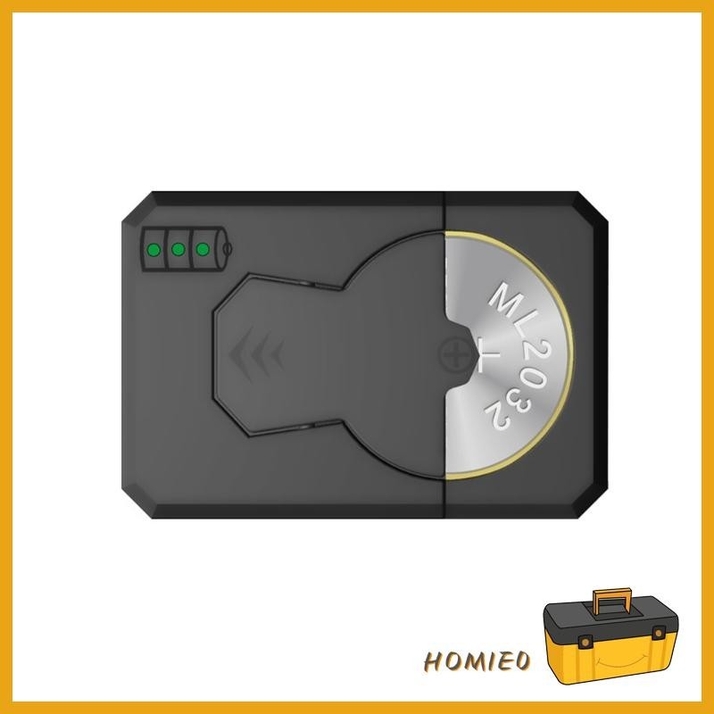 Homie0 อะแดปเตอร์ชาร์จฐานแท่นชาร์จสําหรับ ML2032 ML1220 ML2016 ML2020 ชาร์จใหม่ได้