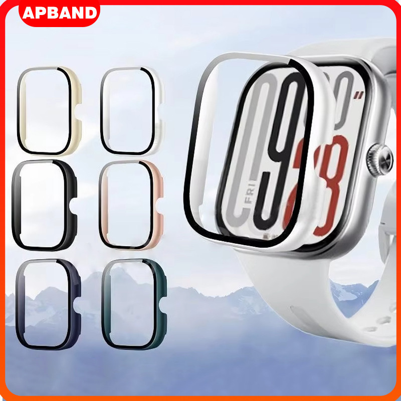 กระจกนิรภัย Hardshell for Redmi Watch 5 สมาร์ทนาฬิกาป้องกันหน้าจอ PC กันชนอุปกรณ์เสริมฝาครอบกันชน