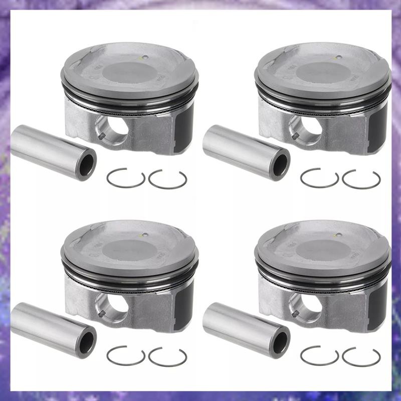 [PM] ชุดลูกสูบเครื่องยนต์ 1 ชุดพร้อมแหวนสําหรับ Toyota Camry RAV4 Scion TC 1321128112A0, 1301-0H031