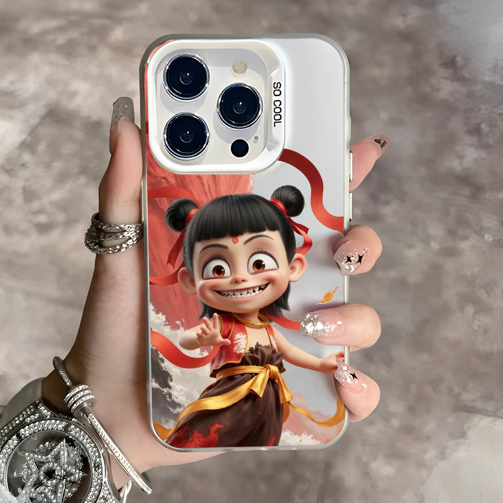 🔥COD🔥เคส iphone 11 13 pro 12 14 15 Pro MAX 14 15 Plus X XR XSMAX 7Plus SE 2020 เคสโทรศัพท์การ์ตูนเรื่อง นาจา ในตำนานจีน