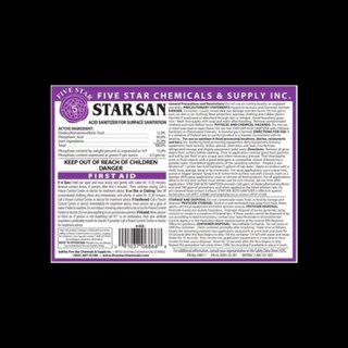 น้ำยาทำความสะอาด STAR SAN (แบ่งจำหน่าย)