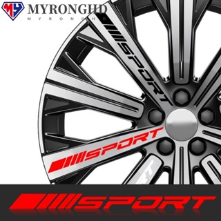 Myronghd สติกเกอร์ กันน้ํา ทนทาน สําหรับติดตกแต่งประตูรถยนต์ 20 ชิ้น ต่อชุด