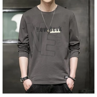 MR-DEER เสื้อยืดเเขนยาวผู้ชาย เสื้อสีพื้นผ้านิ่ม รุ่น M0317