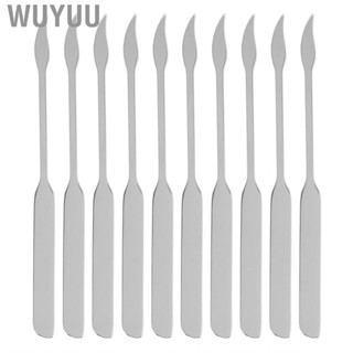 Wuyuu Foundation Spatula Double Ended Stainless Steel Lightweight Makeup Tool for Cosmetic Accessories