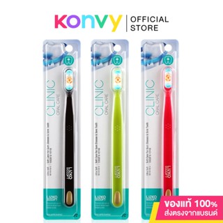 Linko Soooft Clinic 17.1g [Random 1 Color] แปรงสีฟัน รุ่น Clinic Oral Care ขนแปรงนุ่มระดับ 5 เหมาะสำหรับผู้ที่เป็นโรคเหงือก.