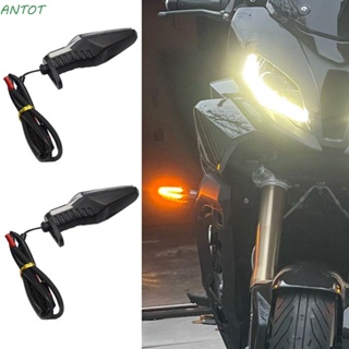 Antot ไฟเลี้ยวรถจักรยานยนต์ Led ขนาดเล็ก สีดํา สําหรับ BMW G310GS 2017-2021 2 ชิ้น