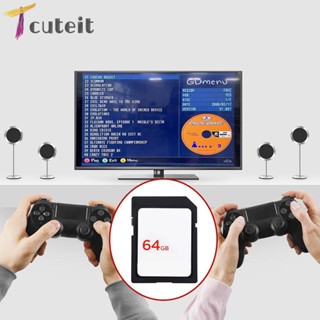 Tcuteit การ์ดหน่วยความจําเกมคอนโซล 64GB สําหรับ Sega Fantasy Card GDEMU Safe Digital Card