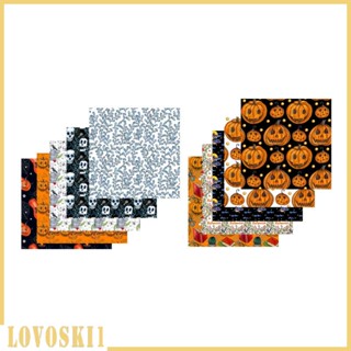 [Lovoski1] ผ้าทรงสี่เหลี่ยม 10 แบบ สําหรับฮาโลวีน