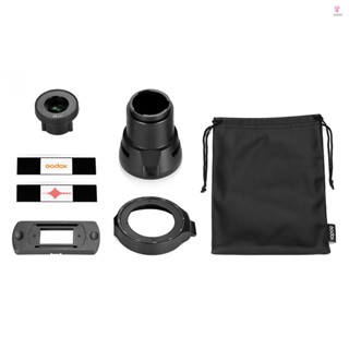 Godox AK-R21 Camera Flash Projector Kit with Mounting Adapter and Slide Box