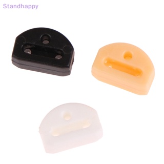 Standhappy ใหม่ บักเกิลรัดสายกีตาร์คอร์ด สามมุม อุปกรณ์เสริม สําหรับกีตาร์ อูคูเลเล่ 12 ชิ้น ต่อชุด