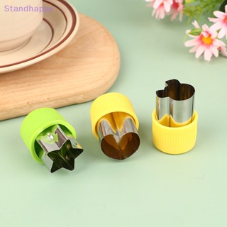 Standhappy ชุดแม่พิมพ์ตัดคุกกี้ ผัก ผลไม้ ลายดอกไม้ DIY สําหรับเด็ก 5 ชิ้น ต่อชุด