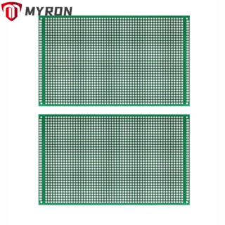 Myron บอร์ดวงจรพิมพ์ PCB สีเขียว 3.5 นิ้ว X 5.9 นิ้ว 9 ซม. X 15 ซม. 2 ชิ้น