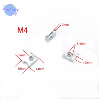 Mchy&gt; ใหม่ คลิปสกรู รูปตัว U ป้องกันสนิม สําหรับรถจักรยานยนต์ M4 M5 M6 10 ชิ้น