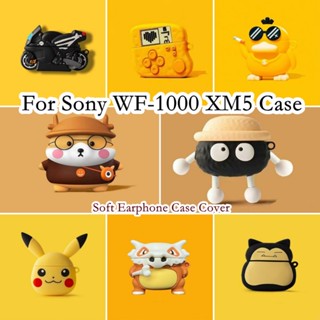 【Case Home】เคสหูฟัง แบบนิ่ม ลายการ์ตูน สําหรับ Sony WF-1000 XM5 WF-1000 XM5