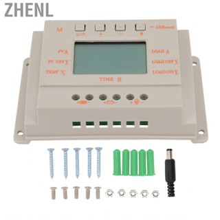 Zhenl Solar Panel Charge Regulator  12V 24V 20A MPPT Controller Real Time Data Display Dual Period Control Mode for Factory