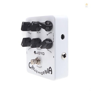 Joyo JF-15 California Sound Distortion Guitar Effect Pedal True Bypass - Perfect Pedal for Creating Distorted Guitar Tones