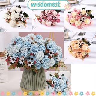 Wisdomest ดอกกุหลาบประดิษฐ์ ผ้าไหม สไตล์เรโทร สําหรับตกแต่งบ้าน งานแต่งงาน DIY