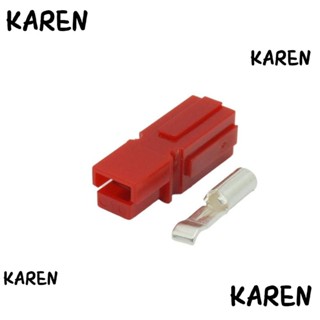 Karen ขั้วต่อขั้วต่อสายไฟ 12-16 AWG 30 แอมป์ สีแดง