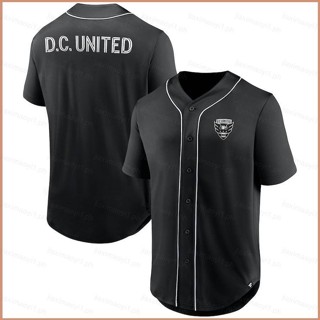 23 มล. ดีซี เสื้อคาร์ดิแกนเบสบอล พลัสไซซ์ แต่งกระดุม สไตล์สปอร์ต