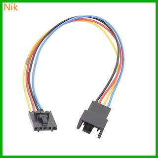 สายเคเบิ้ลอะแดปเตอร์เชื่อมต่อพัดลมระบายความร้อน 5Pin เป็น 4Pin สําหรับ Dell Styles 5Pin Latch Styles PC Laptop Acce