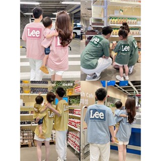 ✨👨‍👩‍👧‍👧เสื้อยืดคอกลม เสื้อยืดแขนสั้น ใส่ได้ทั้งผู้ชายและผู้หญิง เซทครอบครัวสุดน่ารัก