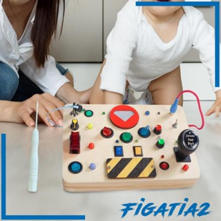 [Figatia2] บอร์ดไฟ LED ของเล่นเสริมการเรียนรู้ สําหรับเด็กก่อนวัยเรียน