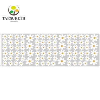 Tarsureth สติกเกอร์ไวนิล ลายดอกเดซี่ สีขาว ลอกออกได้ สําหรับติดตกแต่งผนังห้องนอนเด็ก 30x90 ซม.