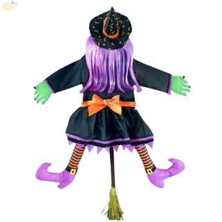【VARSTR】Halloween Witch Crashing Witch Decor Halloween Decor Halloween Supplies