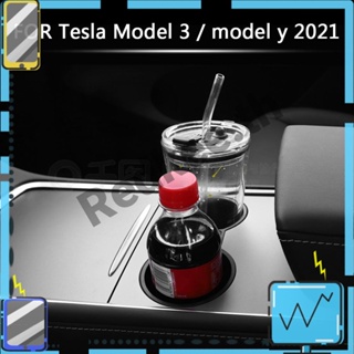 ที่วางแก้วคอนโซลกลาง อุปกรณ์เสริม สําหรับรถยนต์ Tesla Model 3 Y 2021 [Redkee.th]