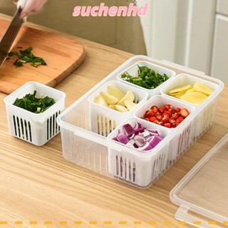 Suchenhd กล่องเก็บของในตู้เย็น เนื้อสัตว์ จัดระเบียบตู้เย็น