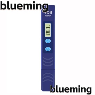 Blueming2 เครื่องทดสอบอุณหภูมิน้ําไฟฟ้า พลาสติก ABS 3% ค่าชดเชยอุณหภูมิ 0-9999PPM สีฟ้า