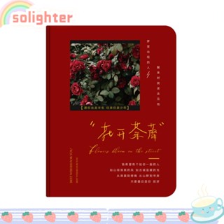 Solighter กระดาษโน้ต ขนาด A7 แบบพกพา 96 แผ่น