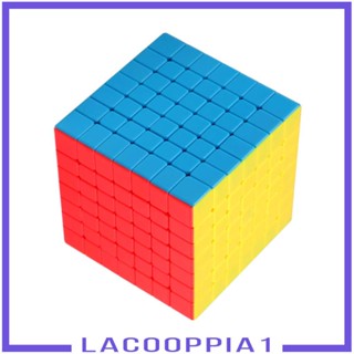 [Lacooppia1] ของเล่นจิ๊กซอว์บิดนิ้ว 7x7x7 ยืดหยุ่น สีดํา 1 ชิ้น