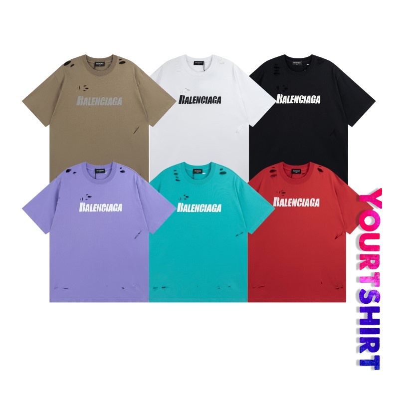 #T49 สตรีทคลาสสิกตัวอักษรโลโก้พิมพ์ล้างเก่าตัดแขนสั้นเสื้อยืดขนาดบวกคู่คอลูกเรือเสื้อ เสื้อยืด ไม่จํากัดเพศ กราฟิกทีวินเทจผ้าฝ้ายเสื้อยืดเสื้อขนาดให