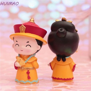 Huimao โมเดลตุ๊กตาเรซิ่น รูปจักรพรรดิจีนโบราณ และจักรพรรดิจีน สําหรับตกแต่งบ้าน