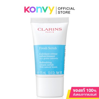 Clarins Fresh Scrub Refreshing Cream Scrub คลาแรงส์ สครับเนื้อครีม.