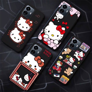 เคสโทรศัพท์ซิลิโคน TPU แบบนิ่ม ลายการ์ตูนคิตตี้ กันกระแทก สําหรับ Vivo Y02 Y02S Y16 Y22S Y35 Y36 Y52 Y55 Y72 Y75 Y77 Y78 5G