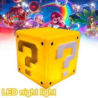 โคมไฟตั้งโต๊ะ LED ชาร์จ USB ลาย Super Mario R5E8