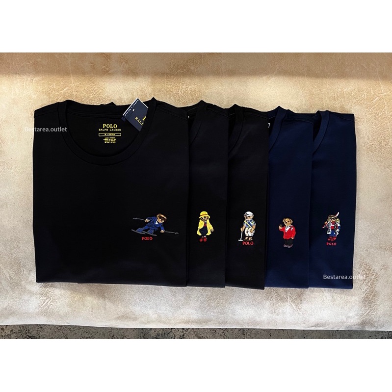 [S-5XL] Polo ralph lauren Bear  T-Shirt ( solf cotton ) แท้ 💯🏇