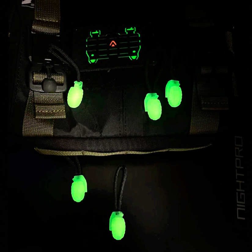 กระเป๋าเป้สะพายหลังเรืองแสง พร้อมซิปและที่จับเพื่อขยายขนาด ออกแบบมาสำหรับความปลอดภัยและความสะดวกในการใช้งาน - รูปที่ 2