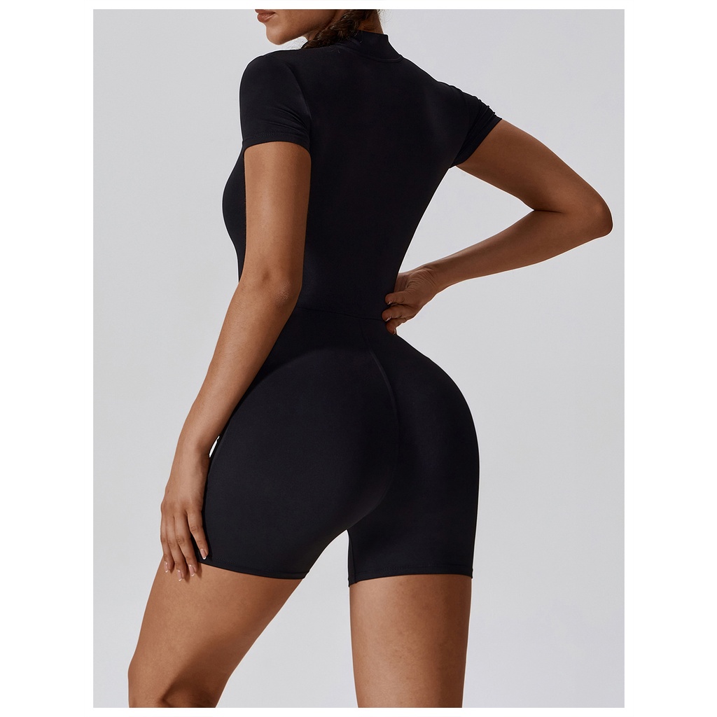 Bodycarver ชุดจั๊มสูท วันพีช มีซิป สปอร์ตบรา ใส่เล่นโยคะ เต้นรํา ฟิตเนส สําหรับผู้หญิง - รูปที่ 5