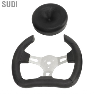 Sudi D Shaped Steering Wheel  Wear Resistant Ergonomic 280mm Racing Easy Install Solid Construction for UTVs