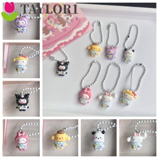 Taylor1 พวงกุญแจรถยนต์ จี้เรซิ่น รูปการ์ตูนแมว Kuromi Pompom Purin KT