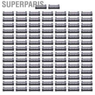 Superparis Terminal Block Ground Circuit Blocks Simple Operation for Distribution Boxes Cabinets Factories