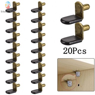 【TRSBX】Shelf Peg L-Shaped Set Shelf Support Studs Pegs Bronze Cabinet Bracket