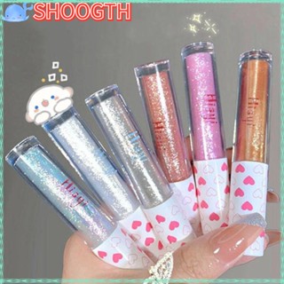 Shoogth อายแชโดว์ ไฮไลท์ เนื้อลิขวิด กันน้ํา หลายสี ดูเป็นธรรมชาติ สําหรับผู้หญิง